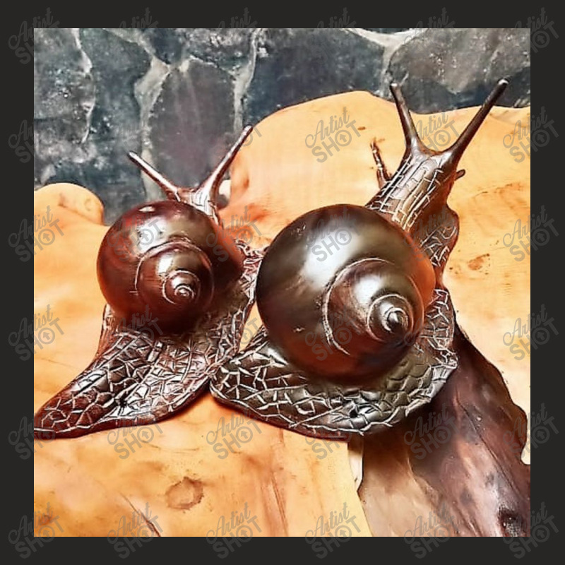 Snail Art Ladies Fitted T-Shirt by argo | Artistshot