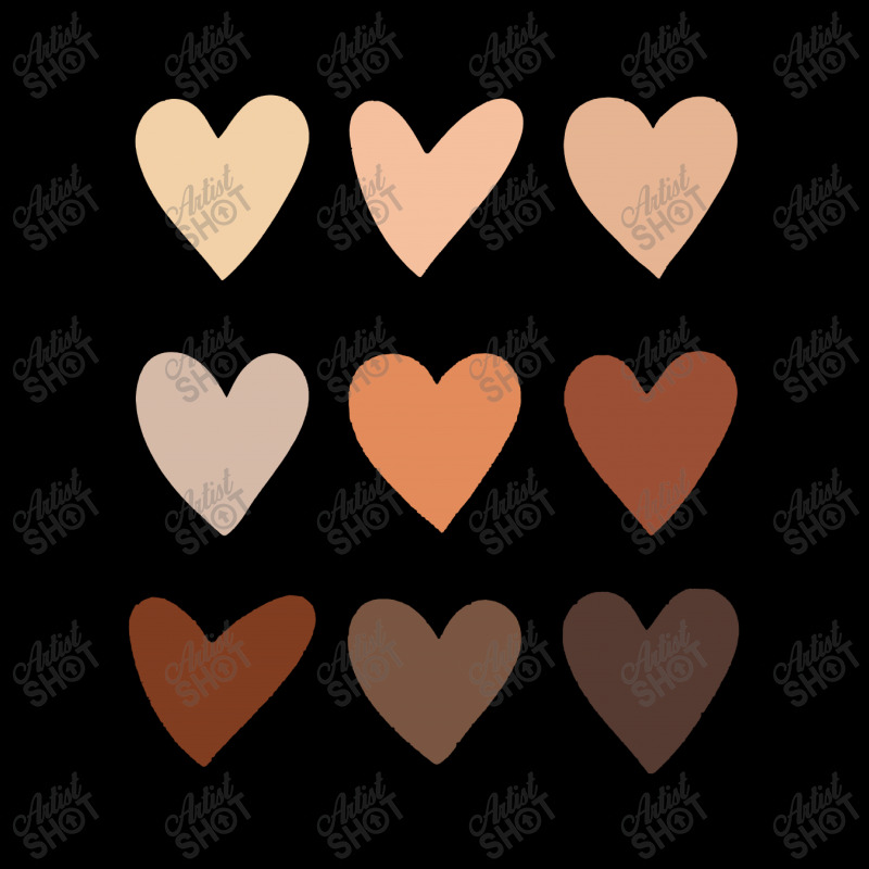 Skin Tone Hearts, Cropped Hoodie | Artistshot