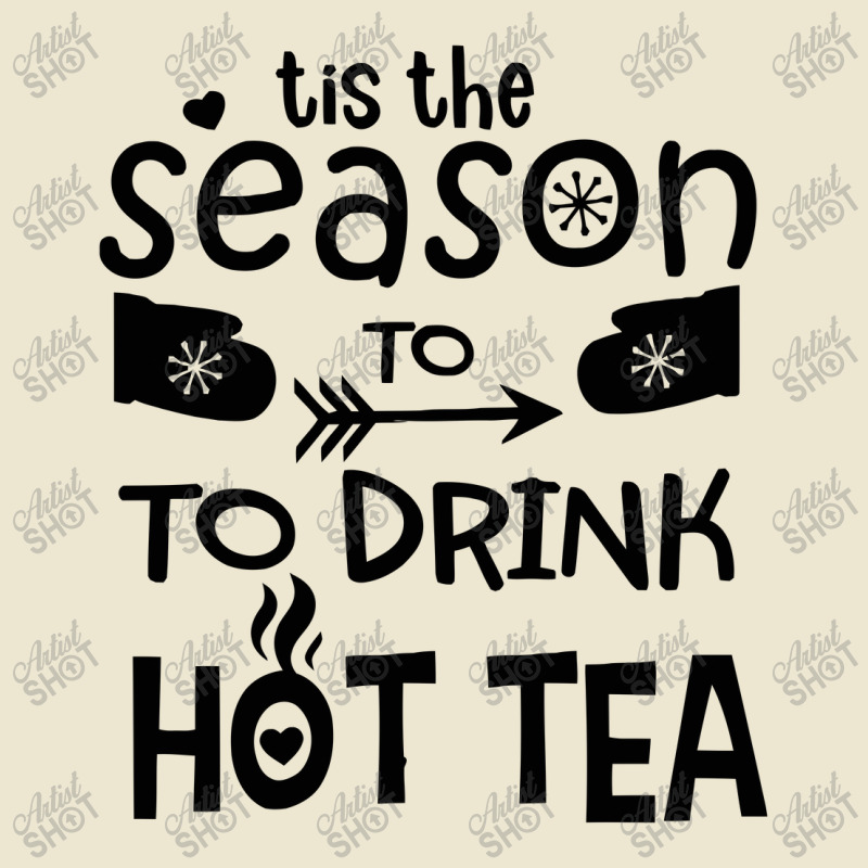 It's The Season To Drink Hot Tea Cropped Hoodie by marceliana | Artistshot