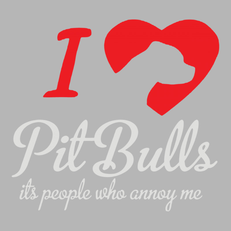 I Love Pitbulls Its People That Annoy Me Hoodie & Jogger set by nbobatiga | Artistshot