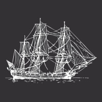 Sailing Pirate Ship Boat In The Water Hand Drawn Vessel Sail T Shirt Vintage Hoodie And Short Set | Artistshot