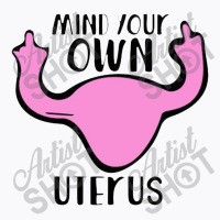 Uterus Middle Finger T-shirt | Artistshot