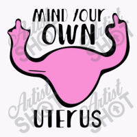 Uterus Middle Finger Tank Top | Artistshot