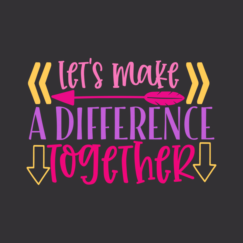 Let S Make A Difference Together Vintage Short | Artistshot