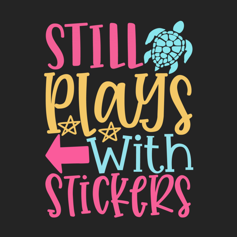 Still Plays With Stickers 3/4 Sleeve Shirt | Artistshot