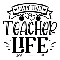 Livin That Teacher Life Zipper Hoodie | Artistshot