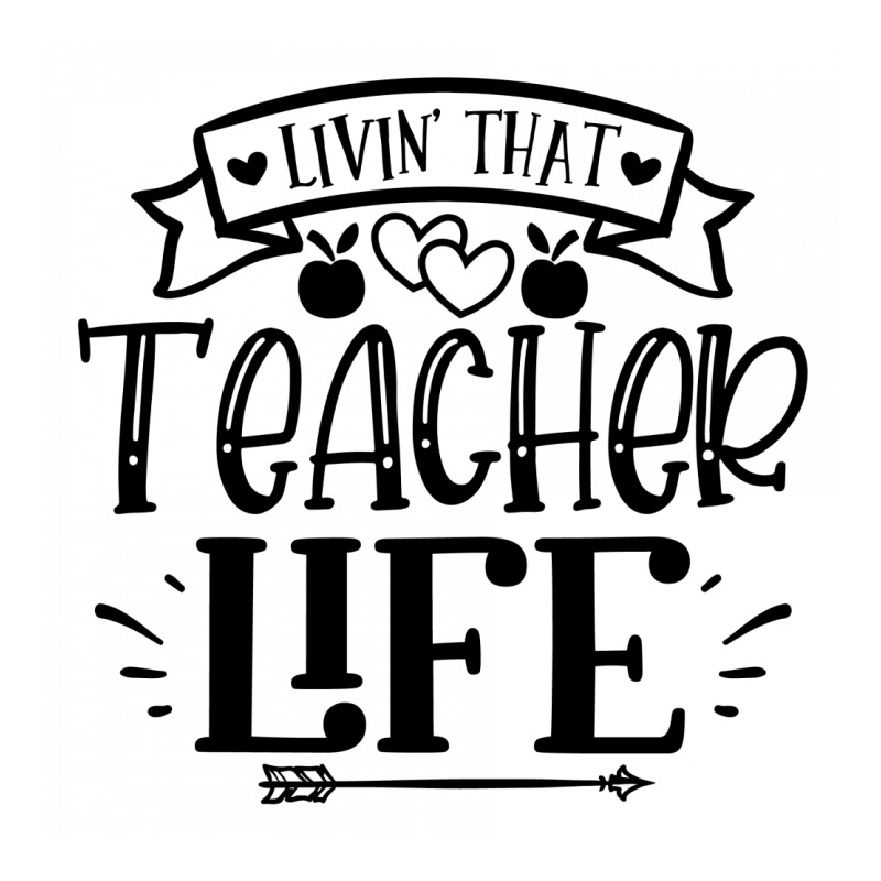 Livin That Teacher Life Zipper Hoodie | Artistshot