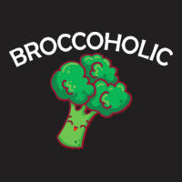 Vegan T  Shirt Broccoholic Gift Plants Vegan Saying T  Shirt T-shirt | Artistshot