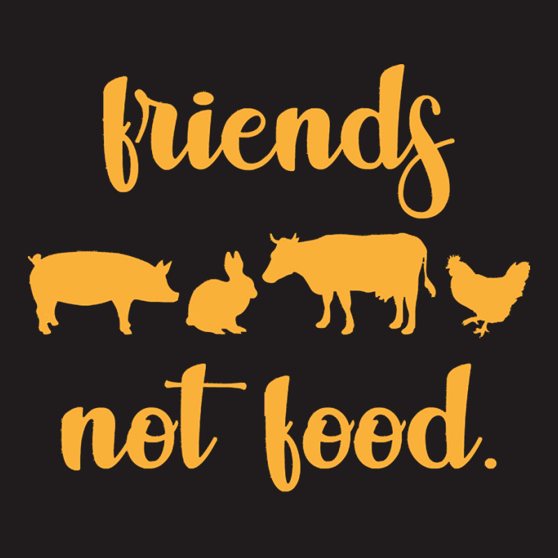 Vegan T  Shirt Friends Not Food Gift Plants Vegan Saying T  Shirt Waist Apron | Artistshot