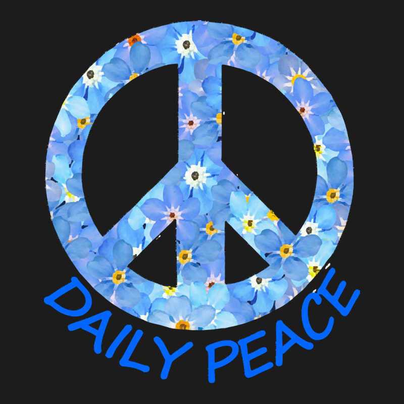 Yoga T  Shirt Forget Me Not Peace Symbol   Daily Peace T  Shirt Hoodie & Jogger Set | Artistshot