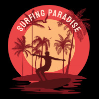 Surfing Paradise Fleece Short | Artistshot