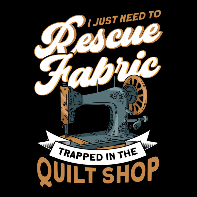 Sewing Rescue Fabric Trapped In The Quilt Shop Quilting Lover352 Sewin Adjustable Cap | Artistshot