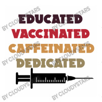 Educated Vaccinated Caffeinated Dedicated Men's T-shirt Pajama Set | Artistshot