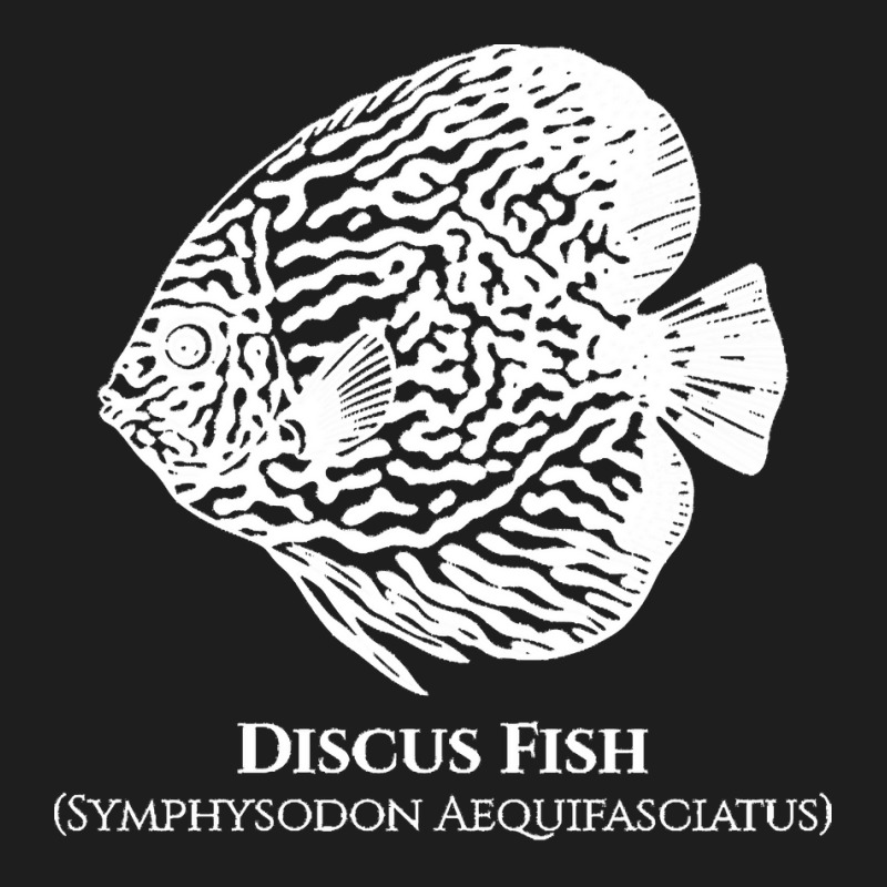 Discus Fish T  Shirt Discus Fish With Common And Latin Name   Aquarist Classic T-shirt | Artistshot