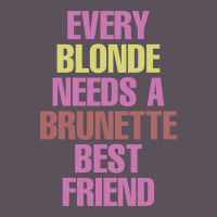 Every Blonde Needs A Brunette Best Friend Vintage Hoodie And Short Set | Artistshot