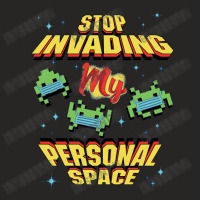 Stop Invading My Personal Space Ladies Fitted T-shirt | Artistshot