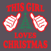 This Girl Loves Christmas Vintage Hoodie And Short Set | Artistshot