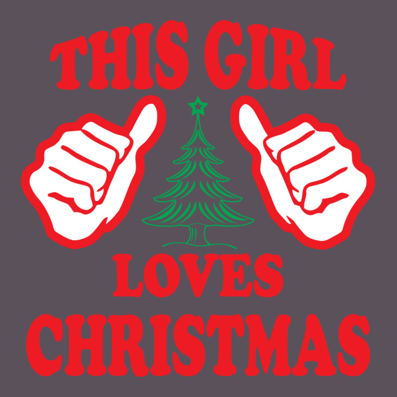 This Girl Loves Christmas Vintage Hoodie And Short Set by tshiart | Artistshot