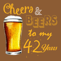 Cheers And Beers To  My 42 Years Vintage Hoodie And Short Set | Artistshot