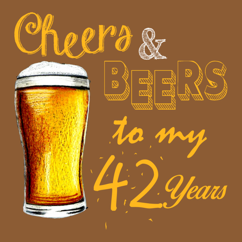 Cheers And Beers To  My 42 Years Vintage Hoodie And Short Set | Artistshot