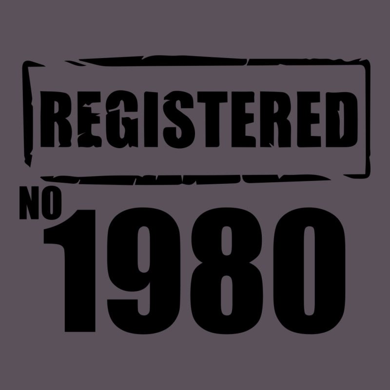 Registered No 1980 Vintage Hoodie And Short Set | Artistshot