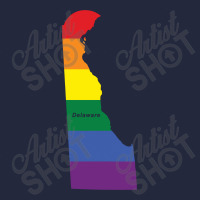 Delaware Rainbow Flag Vintage Hoodie And Short Set | Artistshot