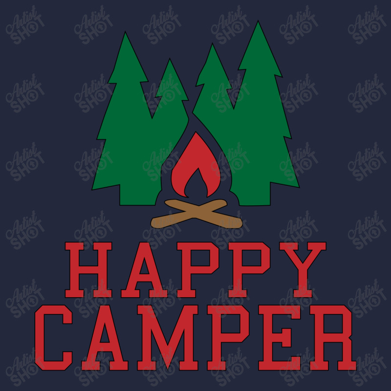 Happy Camper Vintage Hoodie And Short Set | Artistshot