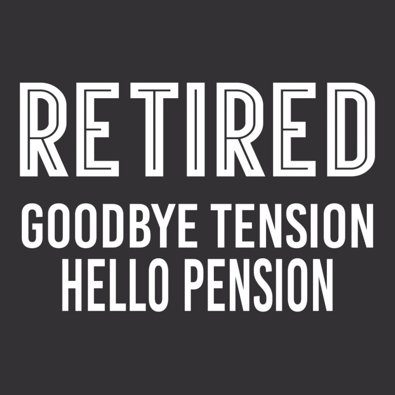 Retired Goodbye Tension Hello Pensiyon Vintage Hoodie And Short Set | Artistshot