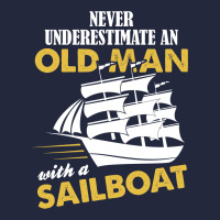 Never Underestimate An Old Man With A Sailboat Vintage Hoodie And Short Set | Artistshot