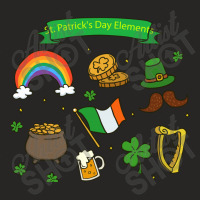 Leaf For St Patricks Day Ladies Fitted T-shirt | Artistshot