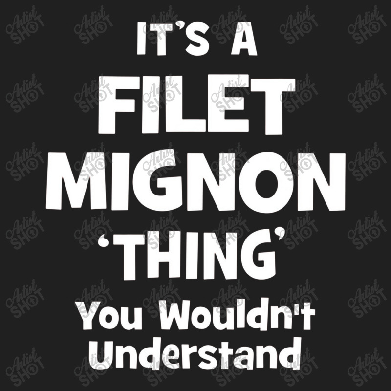 Filet Mignon Thing You Wouldn't Understand Funny Ladies Polo Shirt by atunnasalam | Artistshot