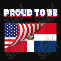 Proud To Be Dominican And American Flag July 4th Crop Top | Artistshot