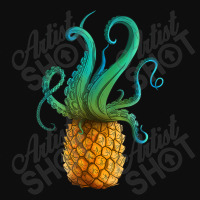 Pineapple Octopus Funny Summer Tee Crop Top | Artistshot