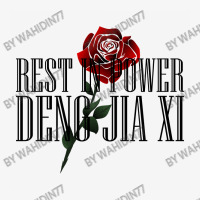 Rest In Power Deng Jia Xi (black) Ladies Fitted T-shirt | Artistshot