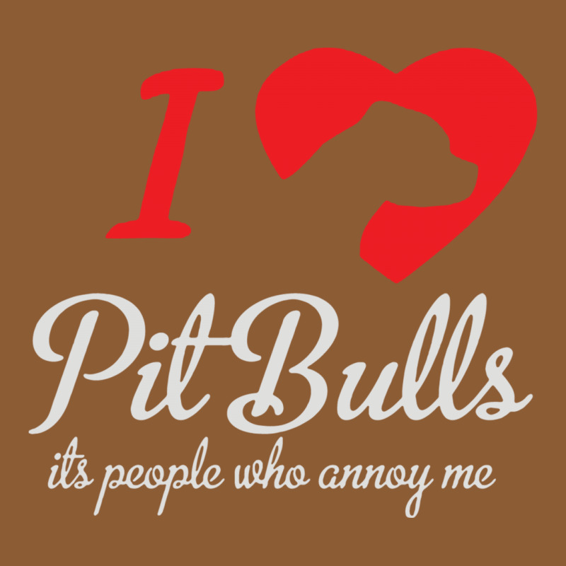 I Love Pitbulls Its People That Annoy Me Vintage Hoodie And Short Set by nbobatiga | Artistshot