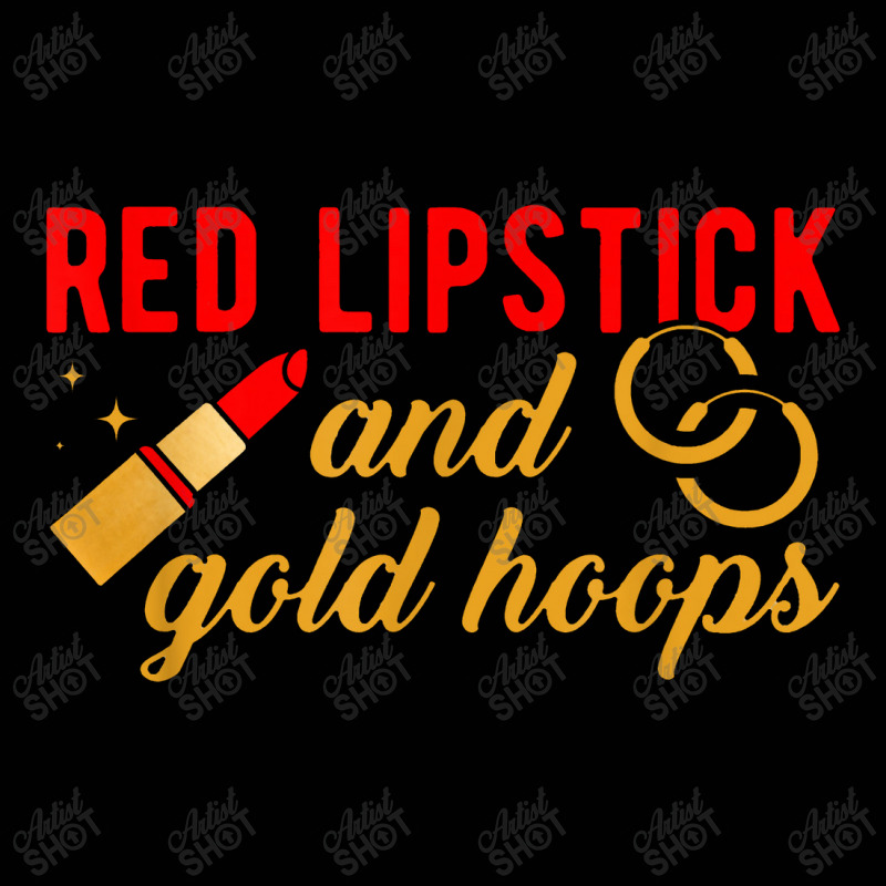 Red Lipstick And Gold Hoops Latina Toddler 3/4 Sleeve Tee by muloisongunu | Artistshot