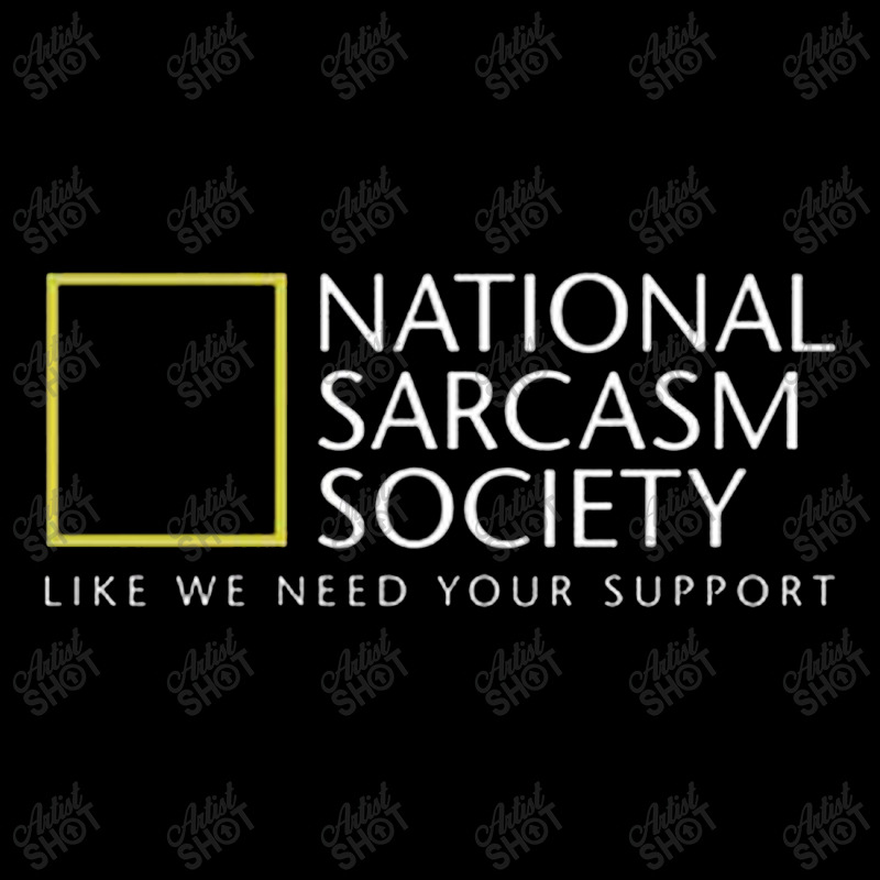 National Sarcasm Society Cropped Sweater | Artistshot