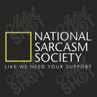 National Sarcasm Society Ladies Fitted T-shirt | Artistshot