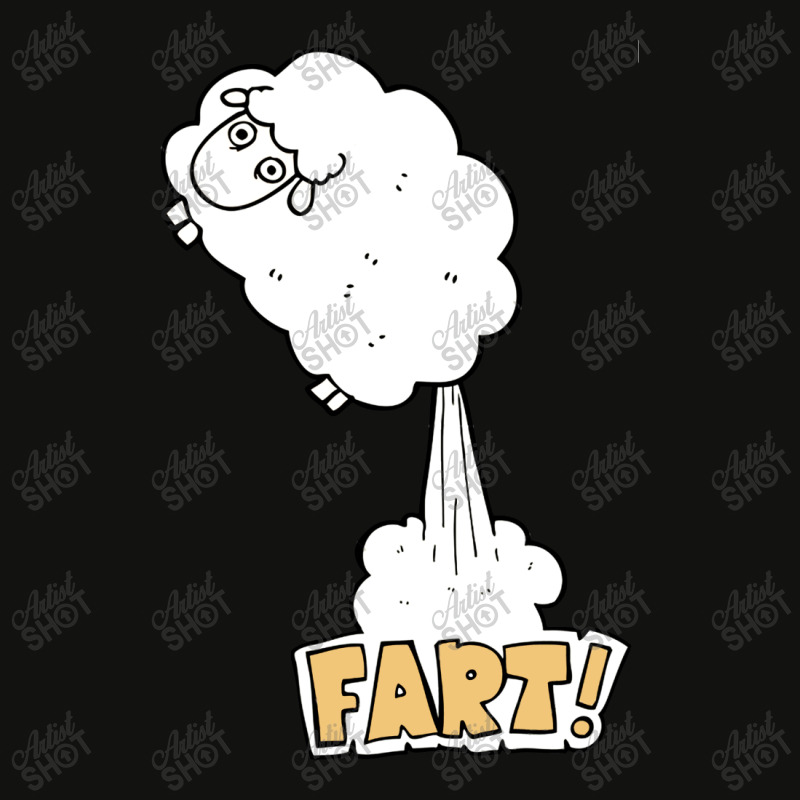 Funny Farting Sheep Scorecard Crop Tee by adamharfii | Artistshot