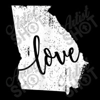 Georgia Home Love Vintage State Map Outline V-neck Tee | Artistshot