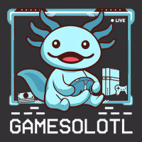 Axolotl Fish Playing Video Game Whiteaxolotl Lizard Gamers 244 Vintage Hoodie And Short Set | Artistshot