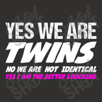 Yes We're Twins No We Are Not Identical Champion Hoodie | Artistshot