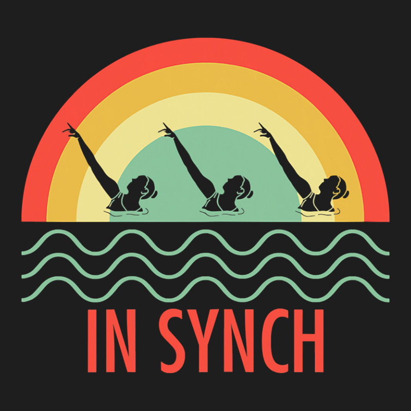 Womens Retro In Synch Synchronized Swimming Swimmer Athlete T Shirt Classic T-shirt by thutrang92 | Artistshot