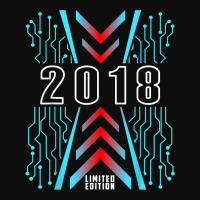 Birthday Year 2018 Limited Edition Gaming Gift Nerd Computer T Shirt Crop Top | Artistshot