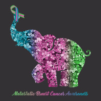 Elephant With Flower Metastatic Breast Cancer Awareness T Shirt Vintage Hoodie | Artistshot