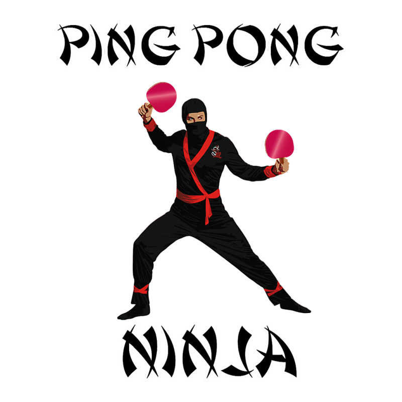 Funny Ping Pong Shirt  Ping Pong Ninja T Shirt Table Tennis Maternity Scoop Neck T-shirt by longduong89 | Artistshot