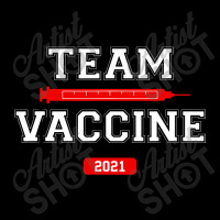 Team Vaccine Vaccinated Pro Cropped Hoodie | Artistshot