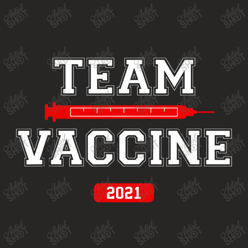 Team Vaccine Vaccinated Pro Ladies Fitted T-Shirt by Mito220 | Artistshot