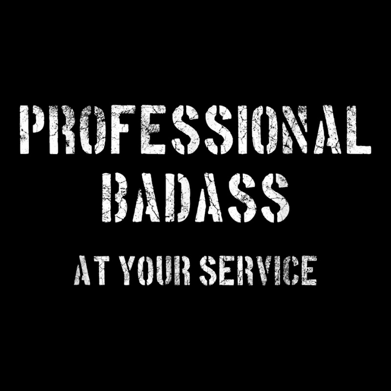 Professional Badass At Your Service Muscle Gym Tough Manly T Shirt Adjustable Cap | Artistshot