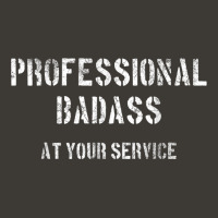 Professional Badass At Your Service Muscle Gym Tough Manly T Shirt Bucket Hat | Artistshot